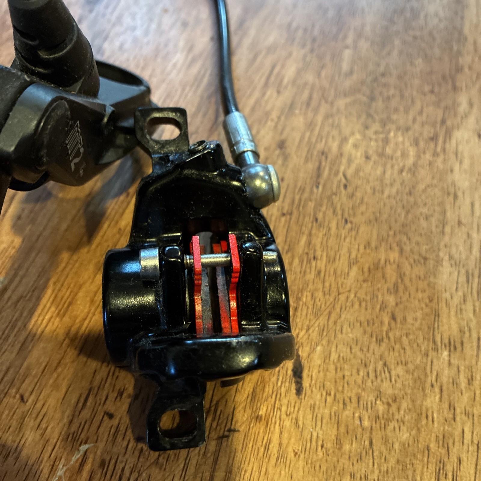 Magura MT2 Post Mount Hydraulic Disc Brake Caliper Front With Repaired Lever