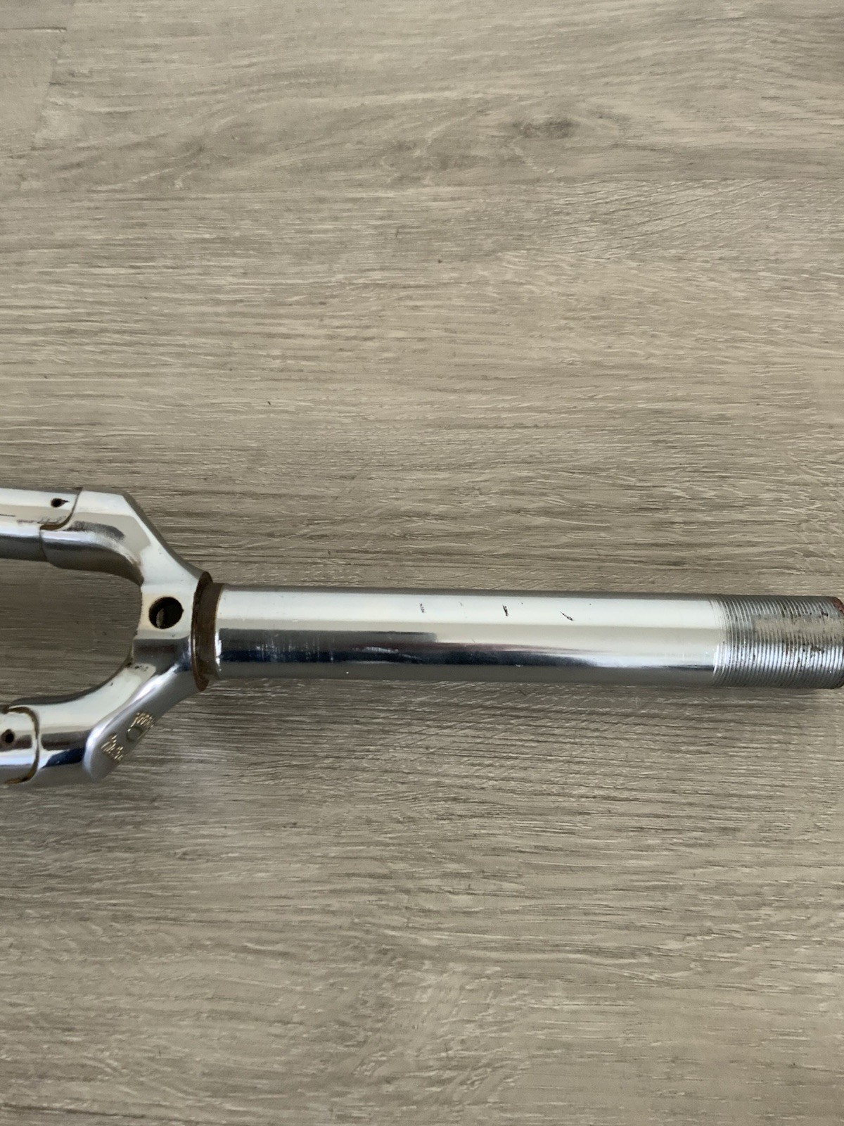 MERCIER ONE-INCH THREADED FORK 700C 171 MM STEERER BSA THREADS 26.4 RACE CHROME