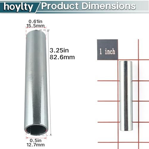 332 Steel Wheel Bushing 1/2 ID X 5/8 OD Length 3 1/4″ (Set of 8)