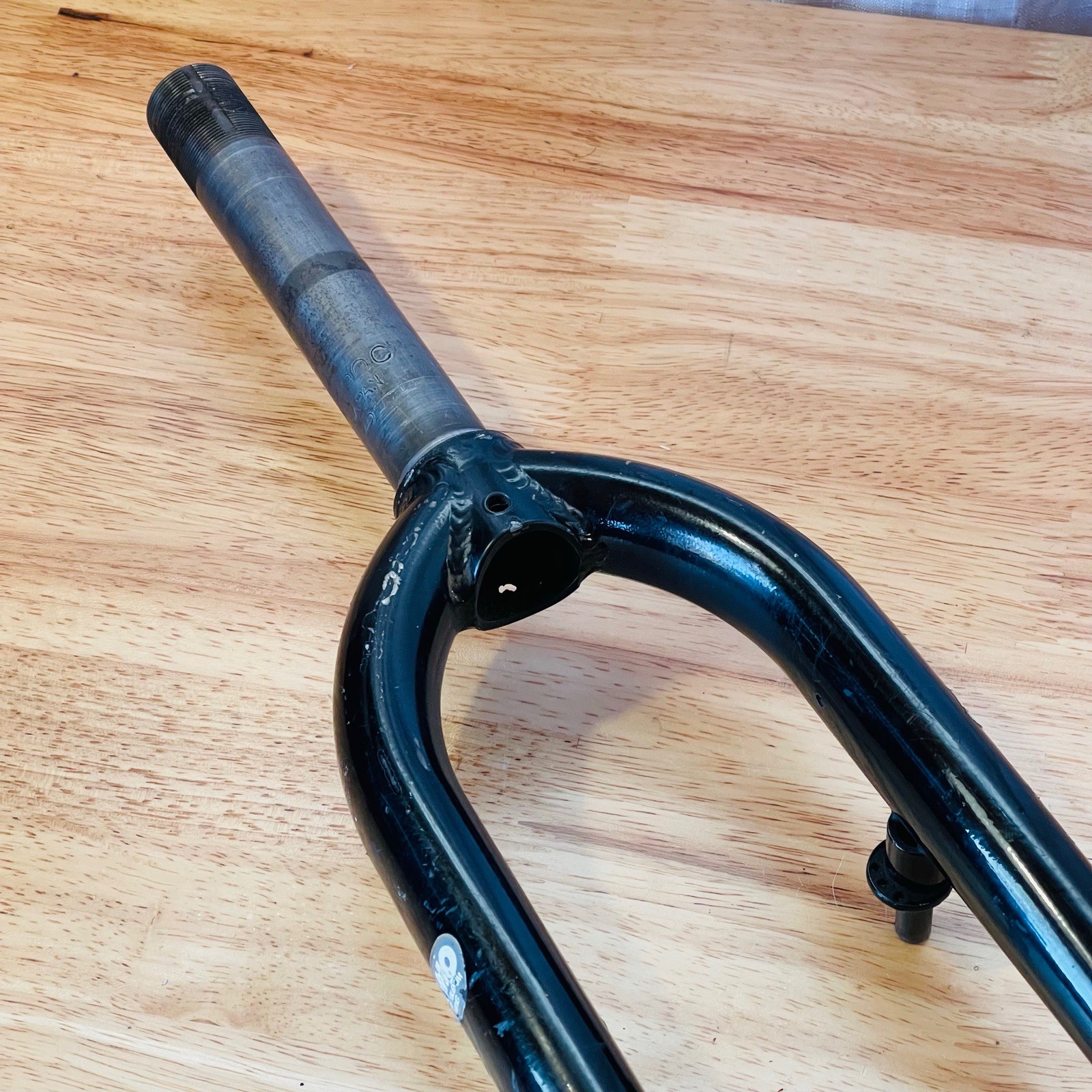 Trek Tange Full CRMO Steel MTB Fork 1-Inch Threaded 26 153 Steerer 385 AtoC 