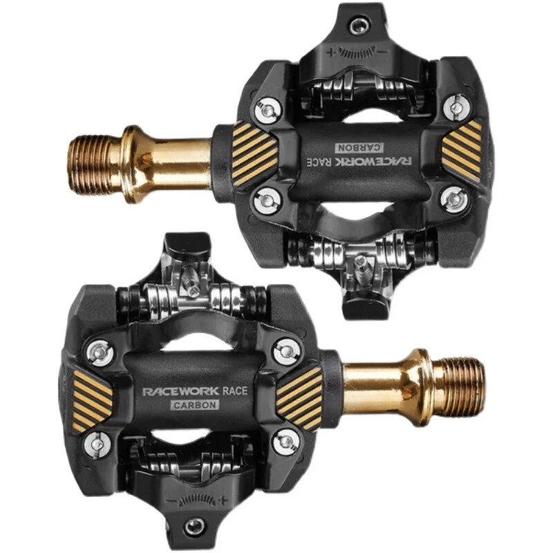 Self-Locking SPD Pedals Mountain Bike Cleats Bearing Footrest Bicycele Parts