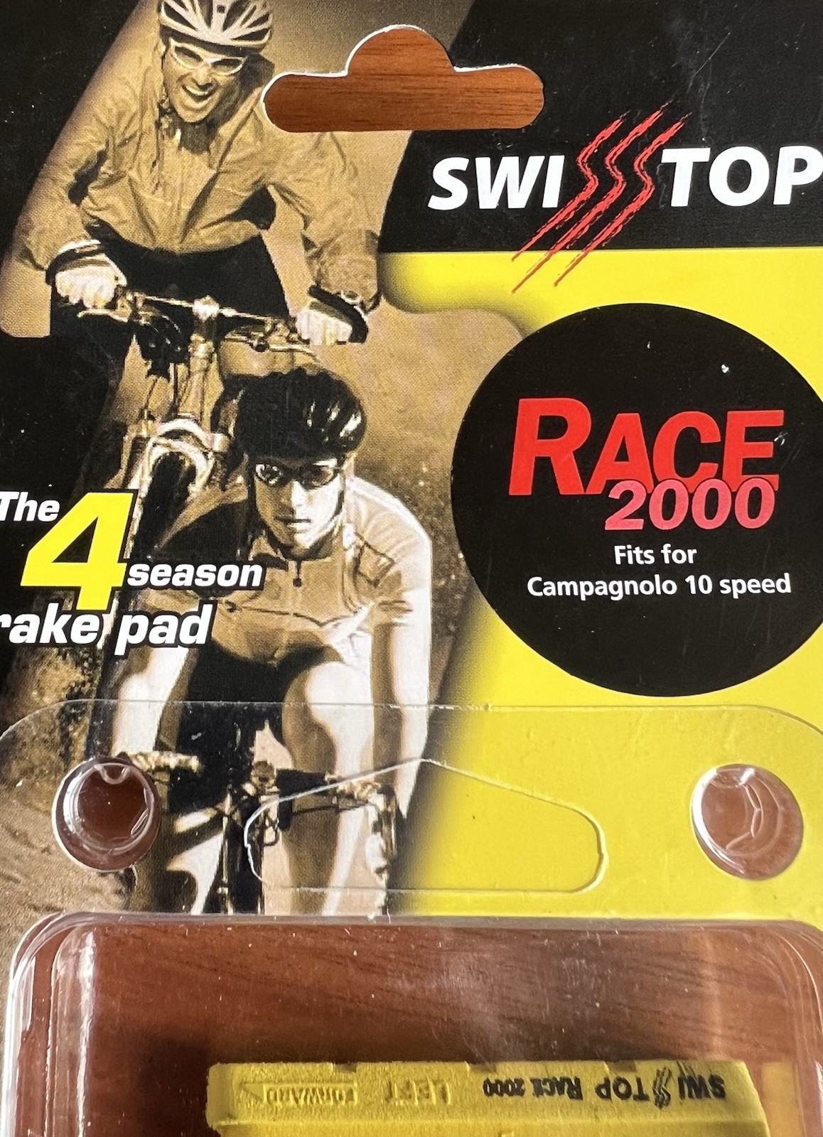 SwissStop Race 2000 (Pro) Yellow Brake Pads – Campagnolo 10 Speed/Zero Gravity