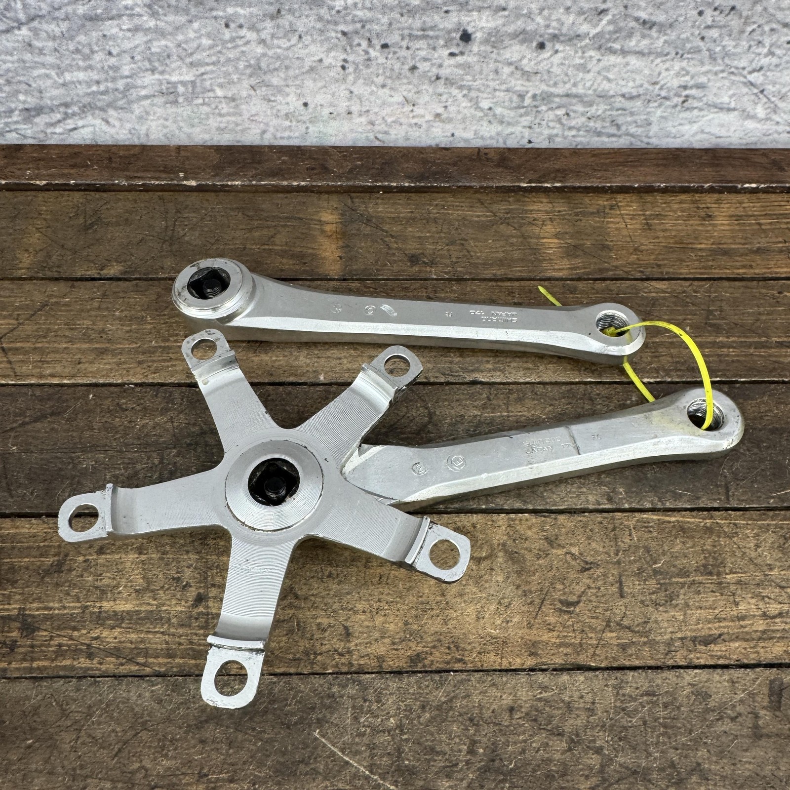 Vintage Shimano 600 Arabesque Crankset 170mm Old School BMX 130 BCD Japan