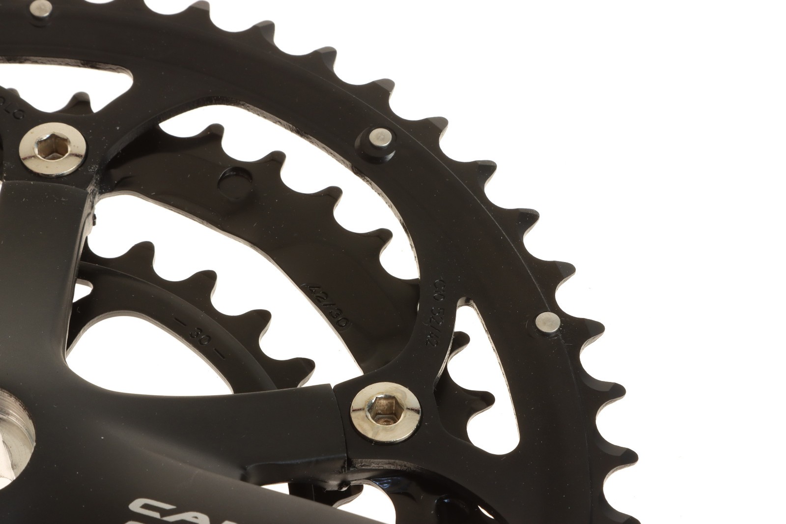 Campagnolo Race Triple Crankset 10 Speed 52/42/30T 170mm Black NOS NEW