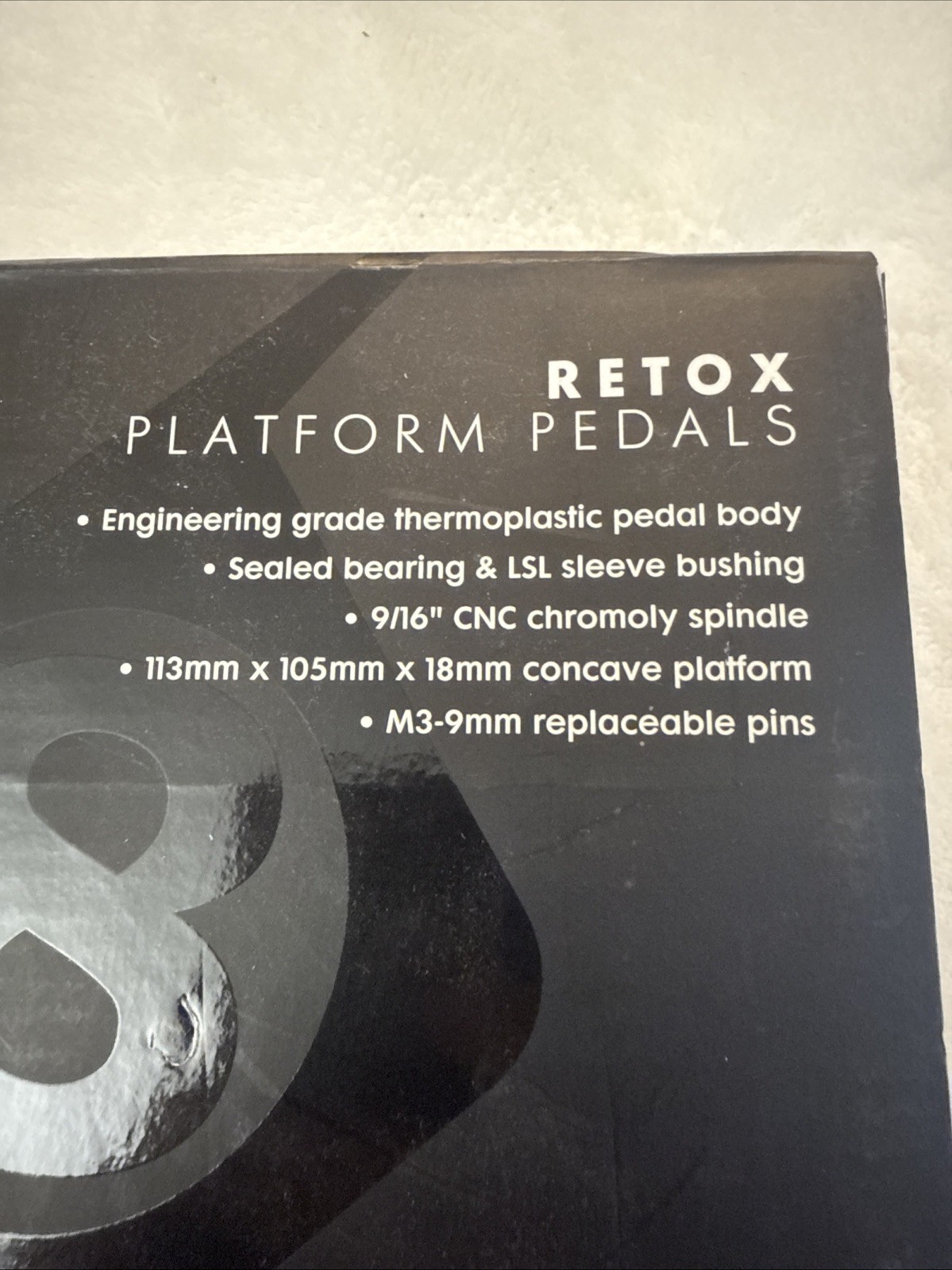 Origin8 Retox Platform 9/16in Black | Sealed Bearing And LSL Sleeve Bushing