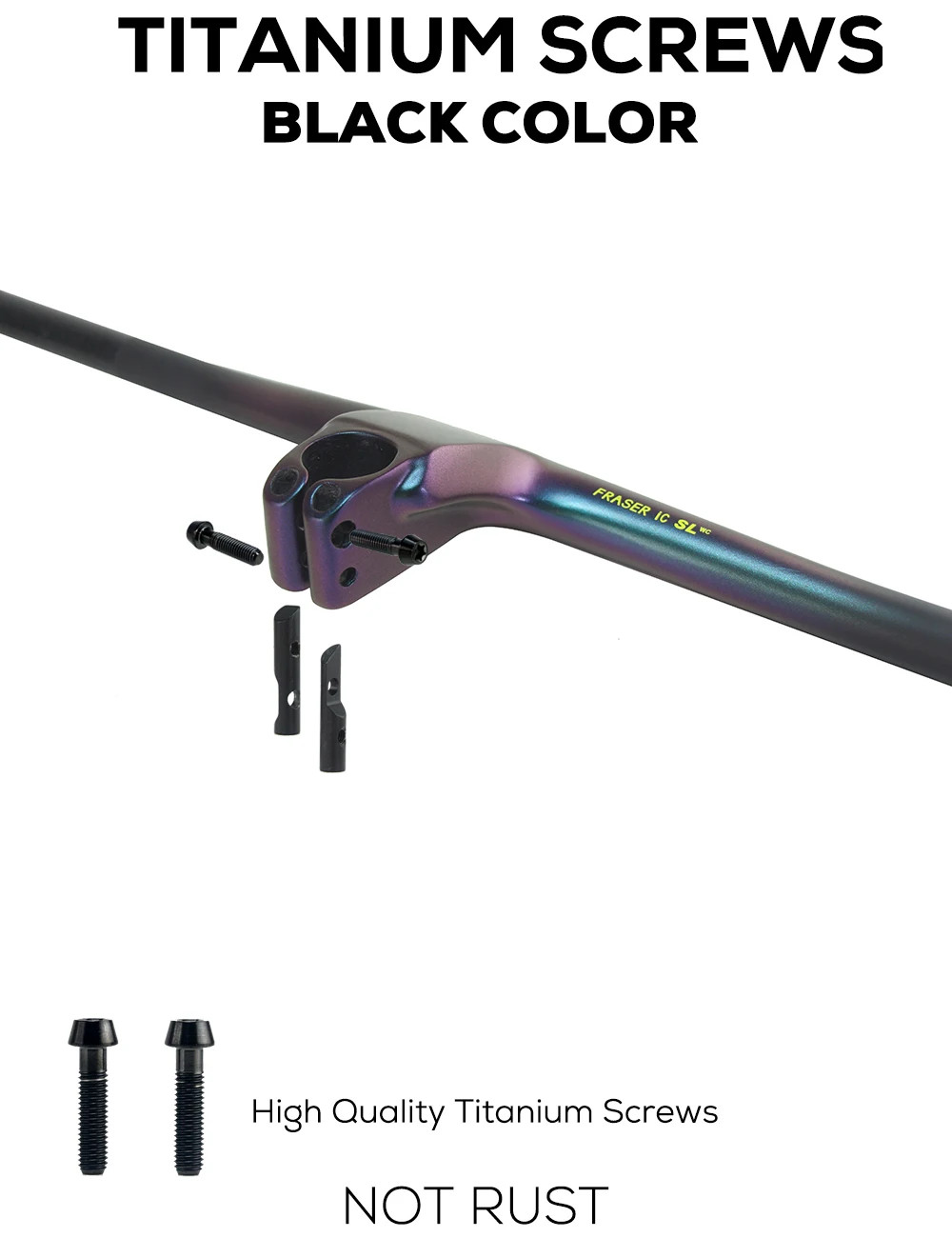 -20° Full Carbon Fiber MTB Bicycle Integrated Cockpit Handlebar 740mm 760mm