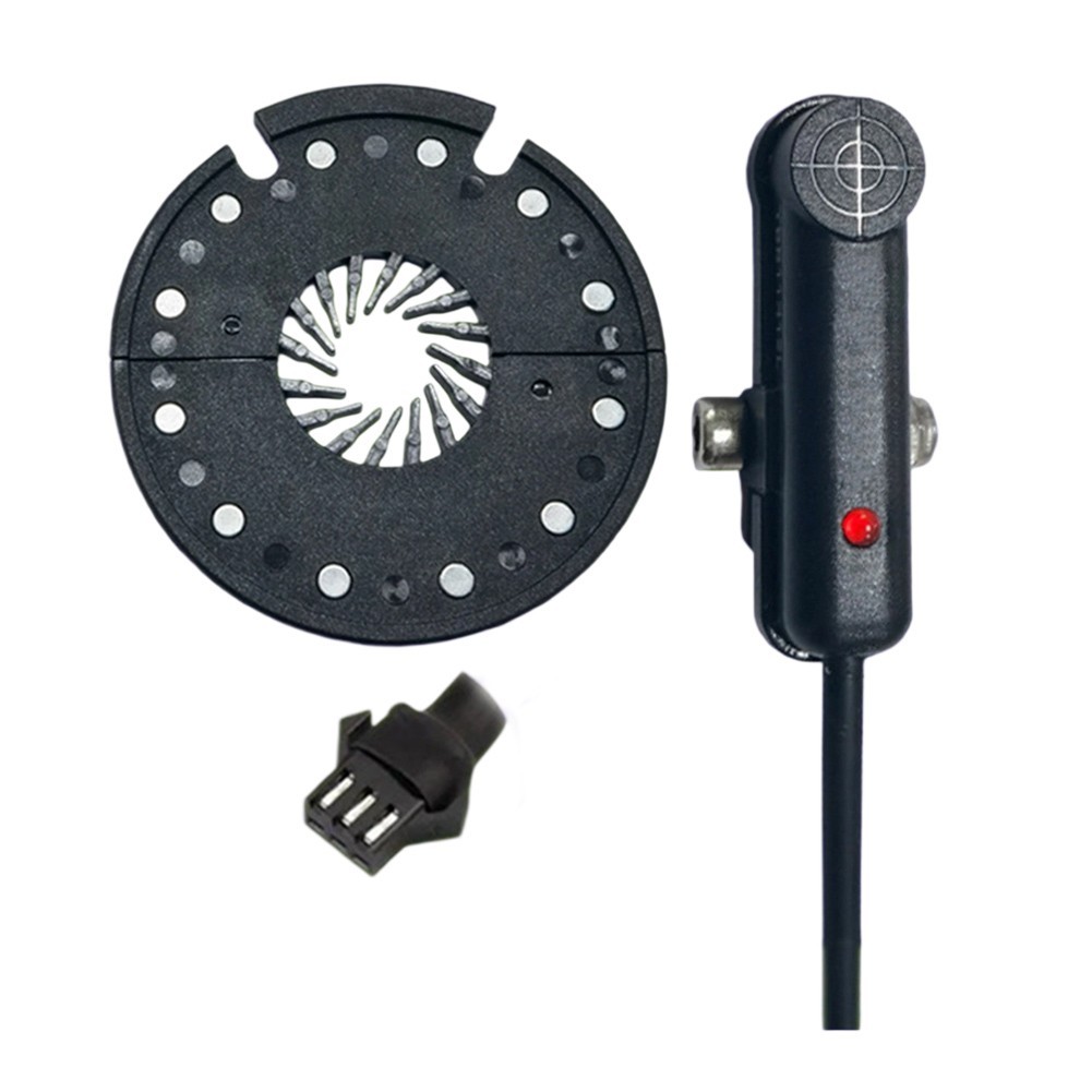 Electric Bike Pedal Sensor Dual Hall 12 Magnet PAS Sensor Waterproof Left Side