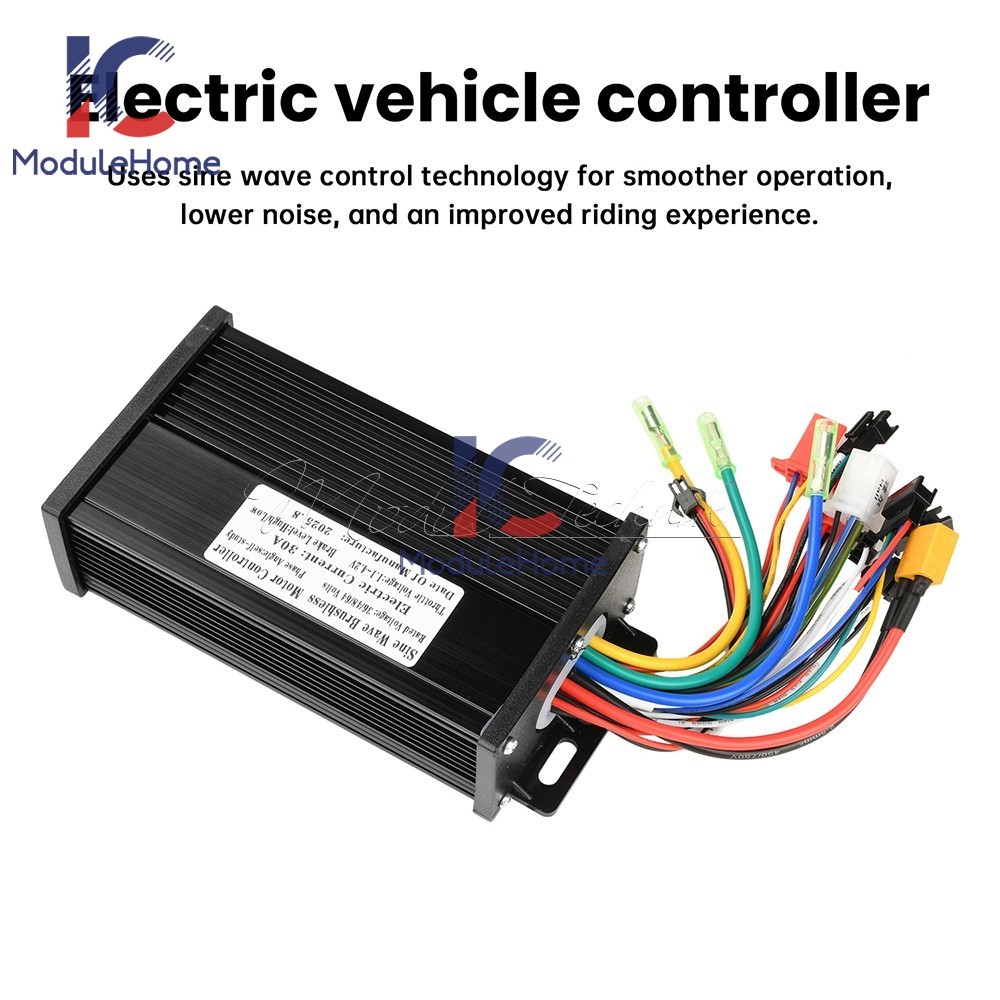 36V48V64V 30A Sine Wave Brushless Motor Controller 750-1500W Driver S866 LCD