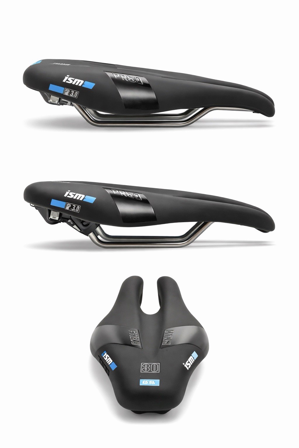 ISM PN 3.0 Bicycle Saddle Seat Black Ergonomic