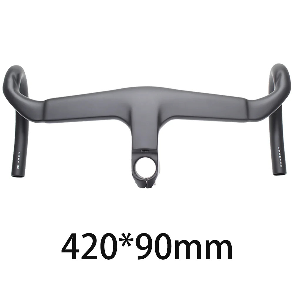 Road Bike Full Carbon Handlebar Internal Cable Routing with Spacers Bent Bar