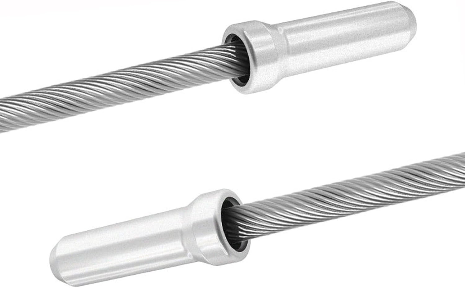 Aluminum Bike Cable End Caps, Inner Wire Tips for Brake & Shift Cables, Light…