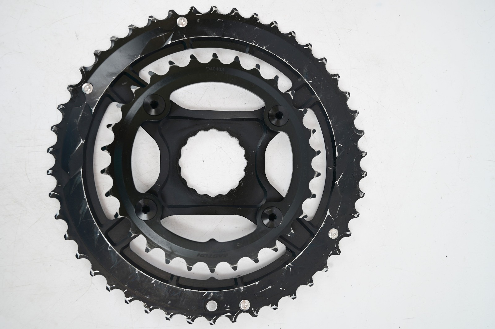 Easton EA90 2x Double Chainring Set 46/30t 11 Speed Black Road Gravel Bike CINCH