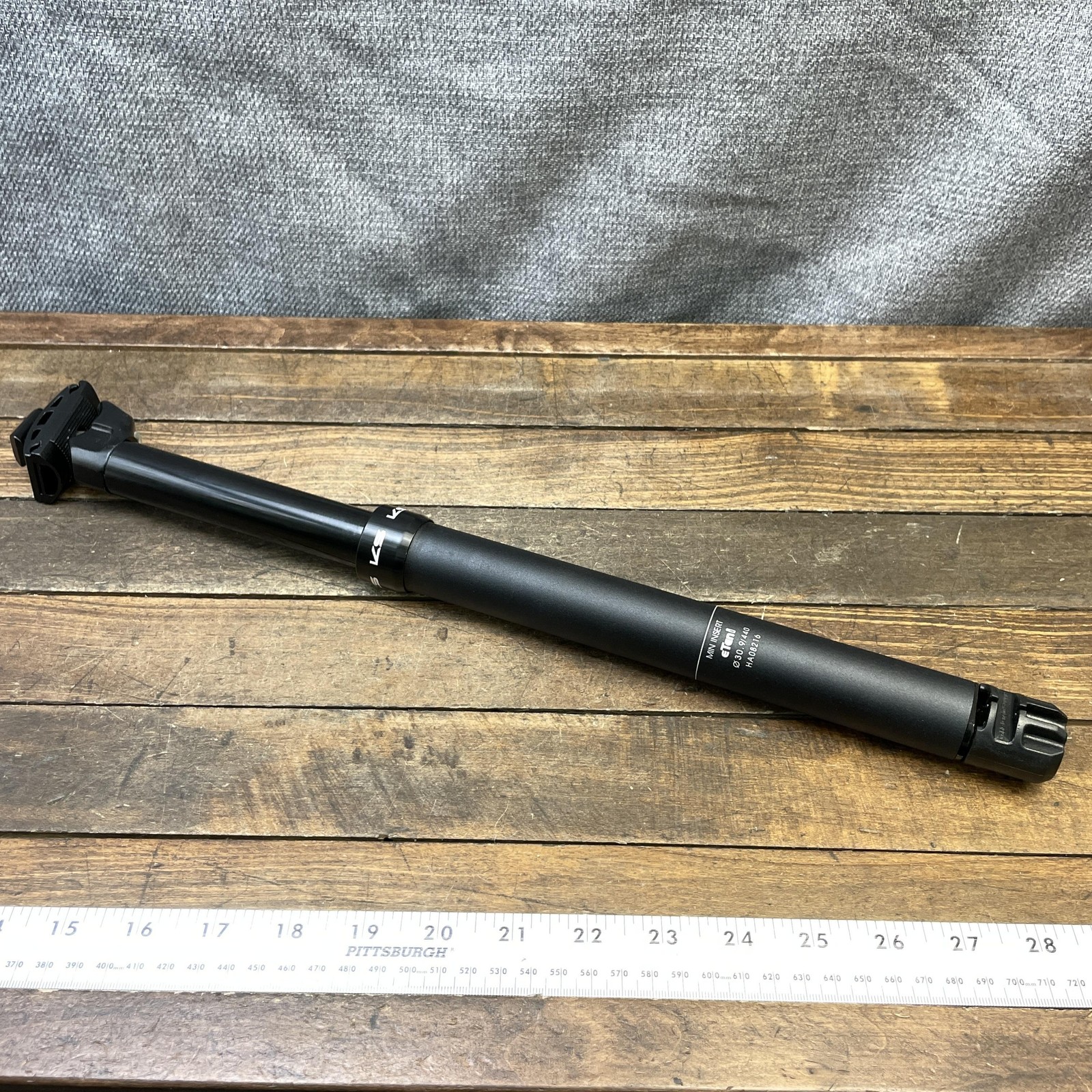 KS Eten-i Dropper Seatpost 30.9mm X 440mm 125mm Travel Black MTB Kind Shock