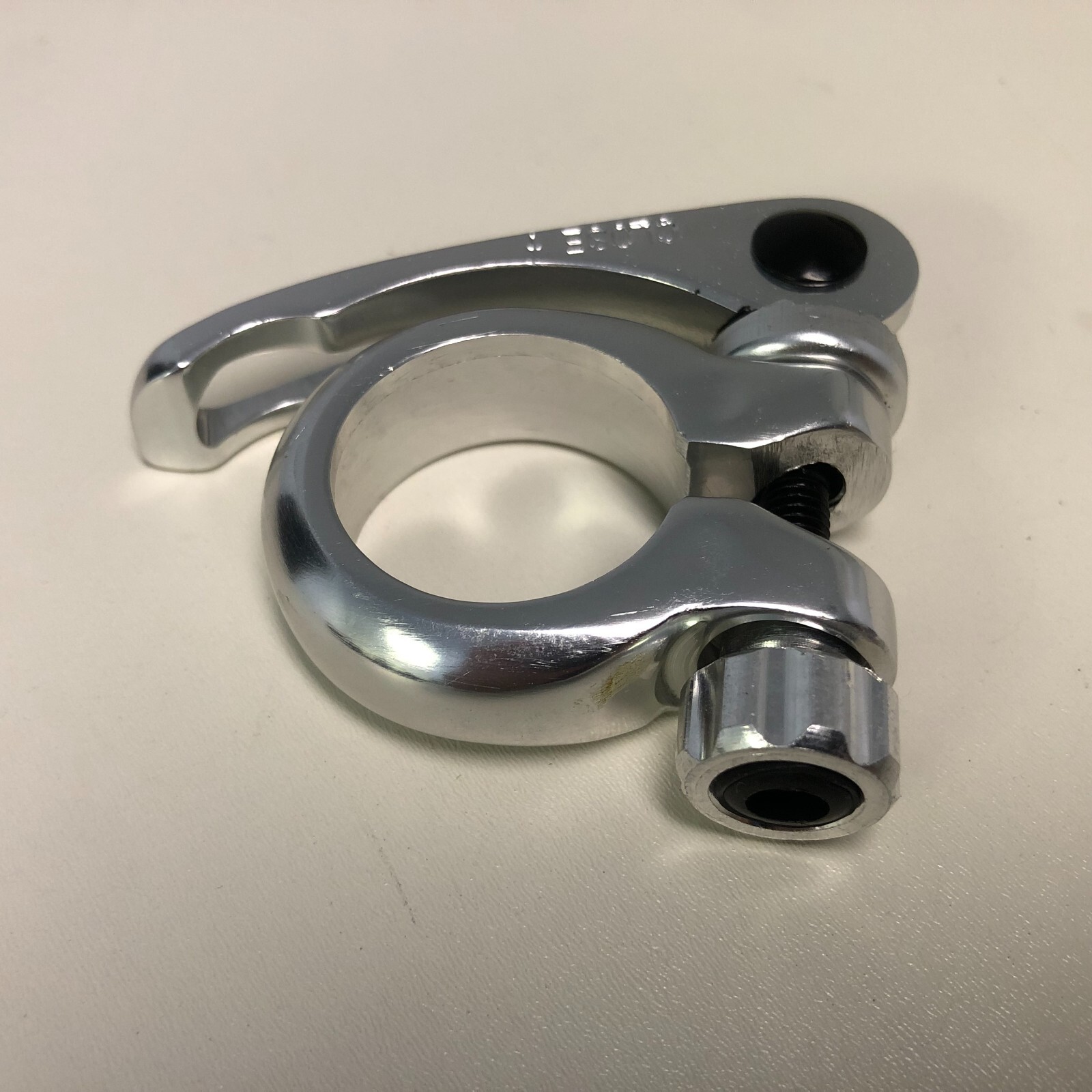 New Kalloy Alloy Bicycle Seat Post Clamp With Quick Release Silver