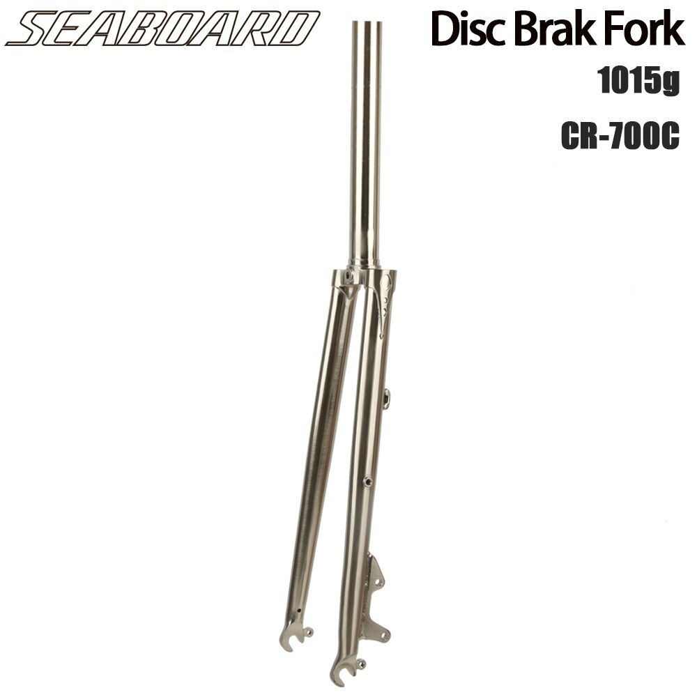 Bicycle Road Hard Fork Chromoly Steel MTB Bike Fork 700*23C 27.5 29er Disc Brake
