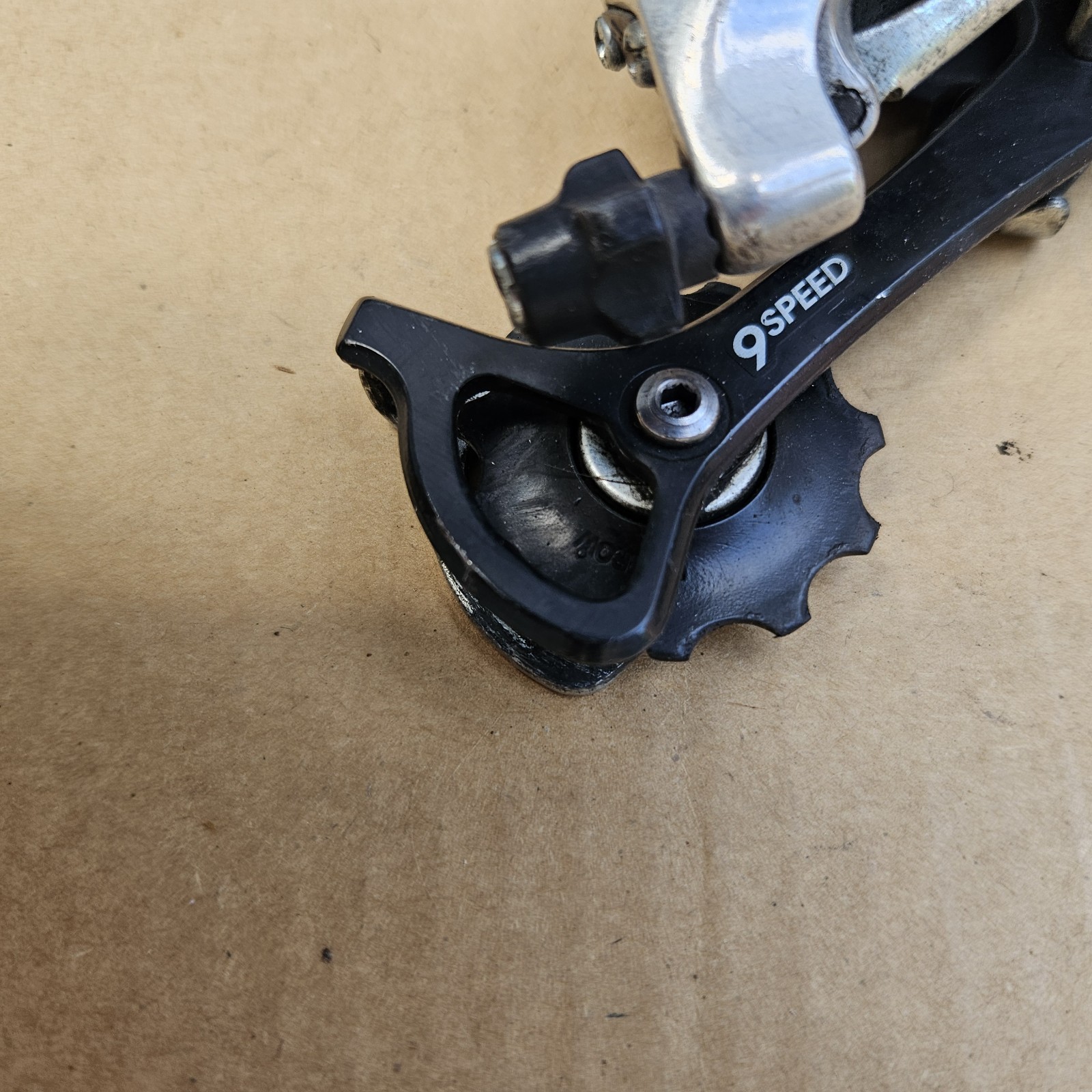 Shimano Tiagra 9 Speed Rear Derailleur Road Bike Long Cage RD-4400 Silver Japan