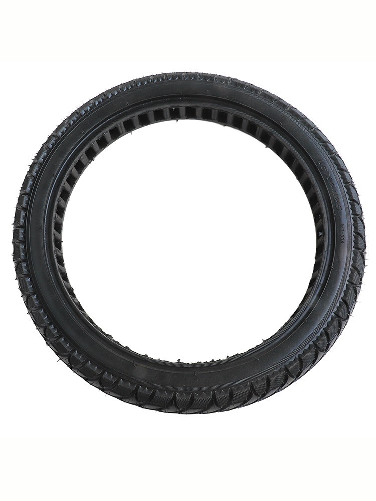 16×2.125 Mountain Bike Solid Tire Black Rubber 325mm Rim Outer Diameter