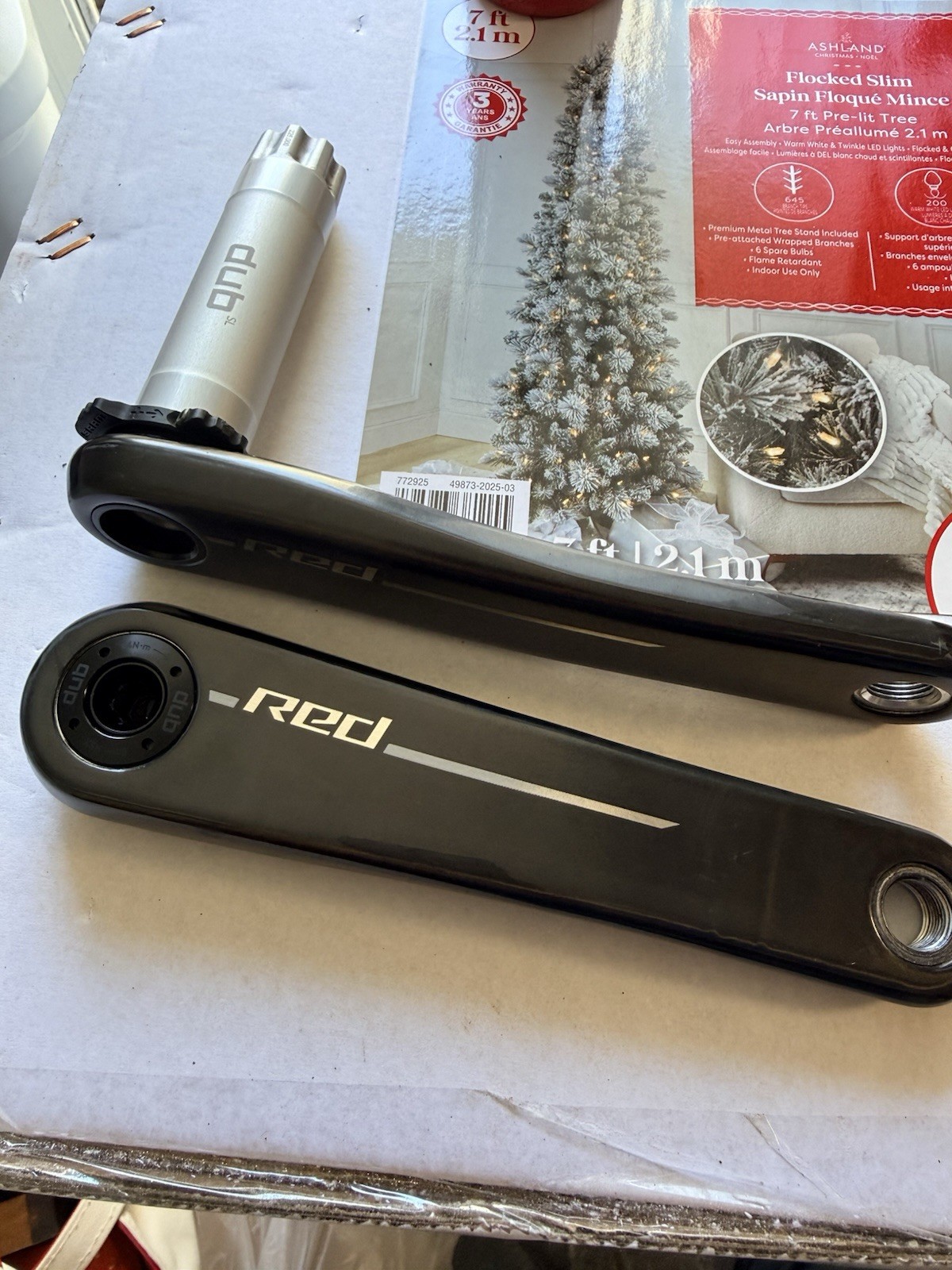 SRAM Red AXS DUB Carbon Crank Arms 172.5mm Black Pair Road Bike