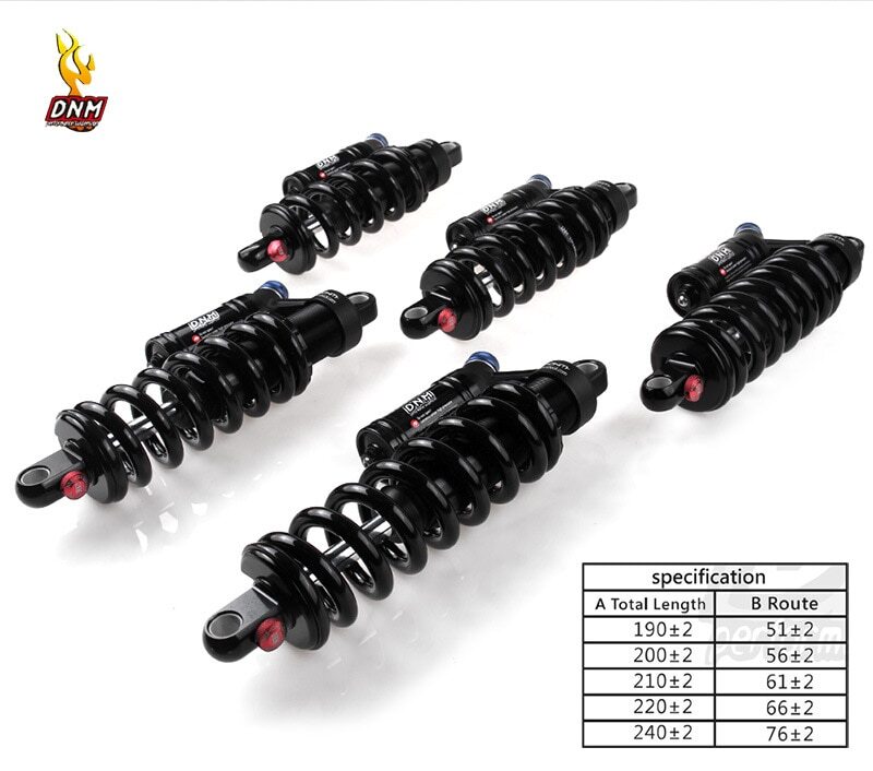 Mountain Bike Spring Shock Absorber Downhill DH Rear Shock 190-240mm 550lbs