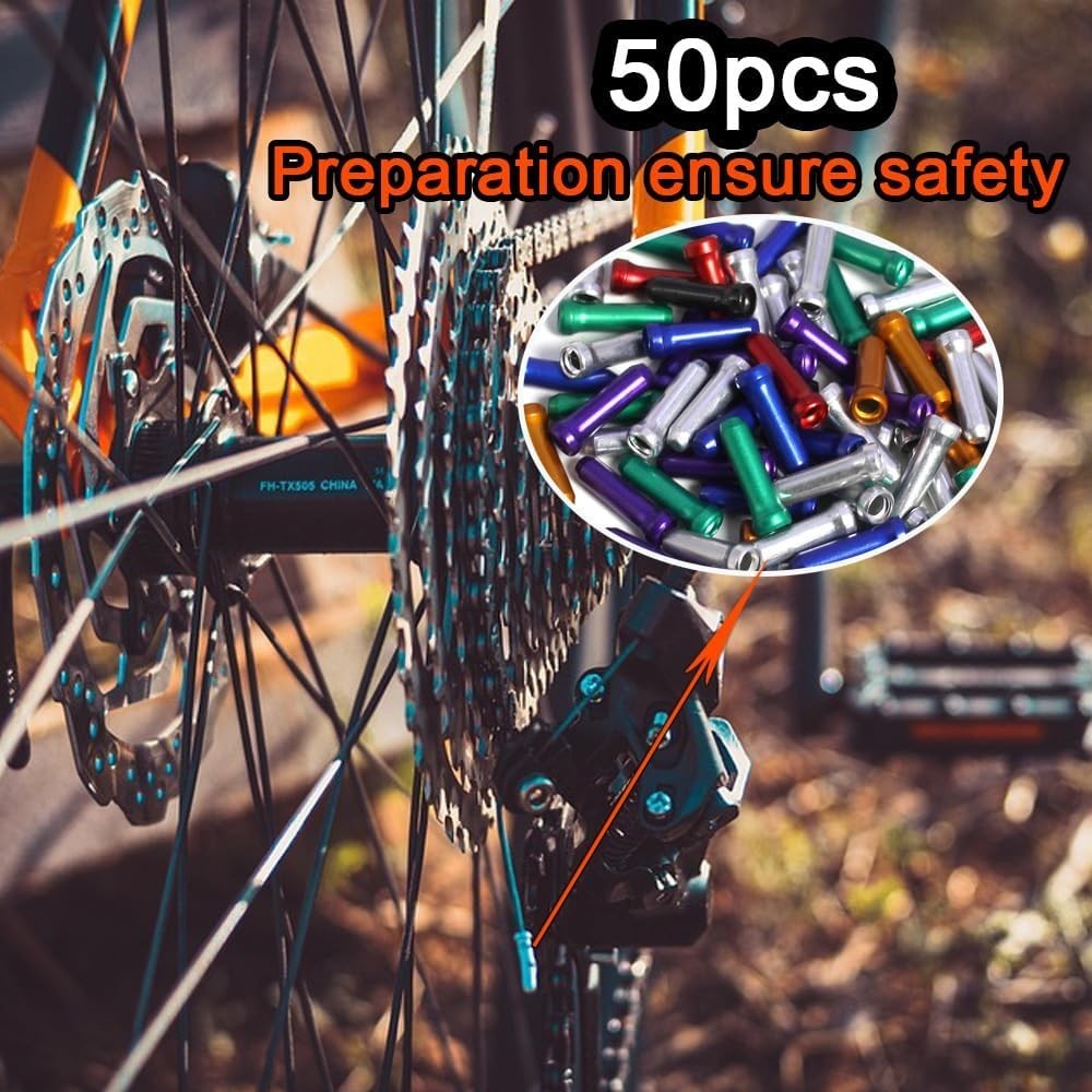 Durable MTB Brake and Shifter Cable Set – Zinc-Coated Steel for Smooth Braking