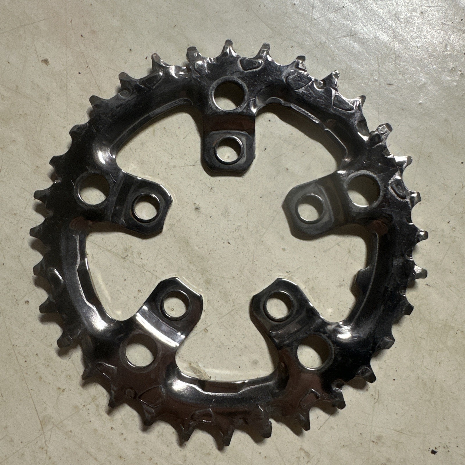 Vintage Shimano IG K-32 32T Chainring 5 Bolt 94 / 58 mm BCD Deore Ring Ramp MTB