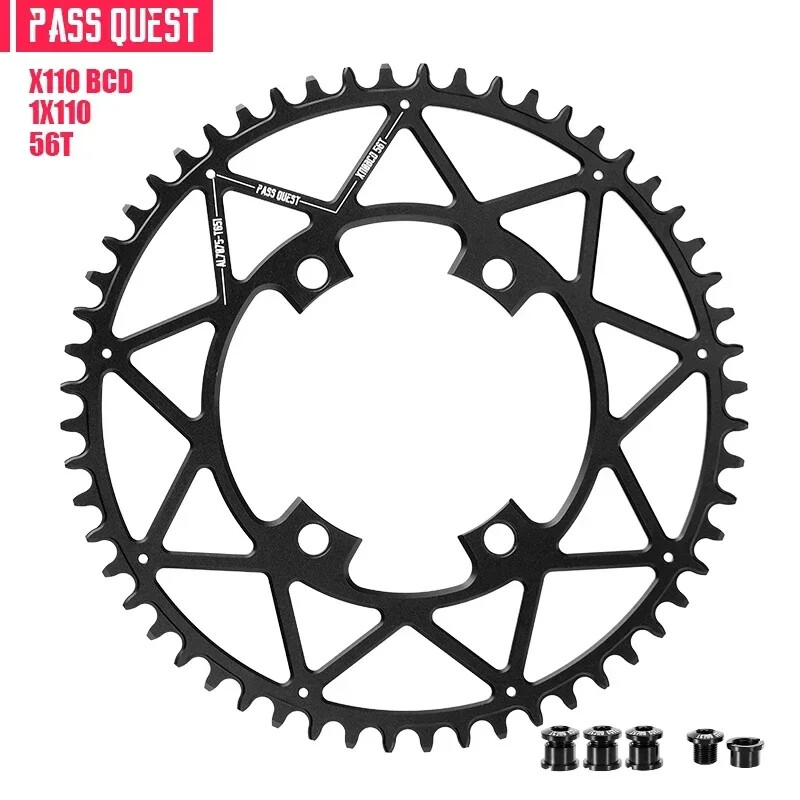 110BCD Road Bike Crankset Chainring Narrow Wide Chainwheel 36T-58T for SHIMANO