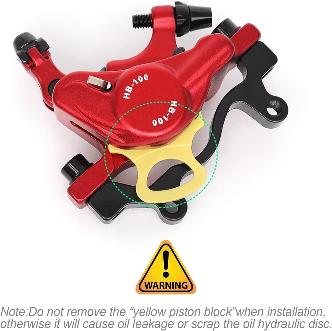 XTECH HB-100 Hydraulic Disc Brake Caliper Set – Front & Rear for MTB & E-Bikes