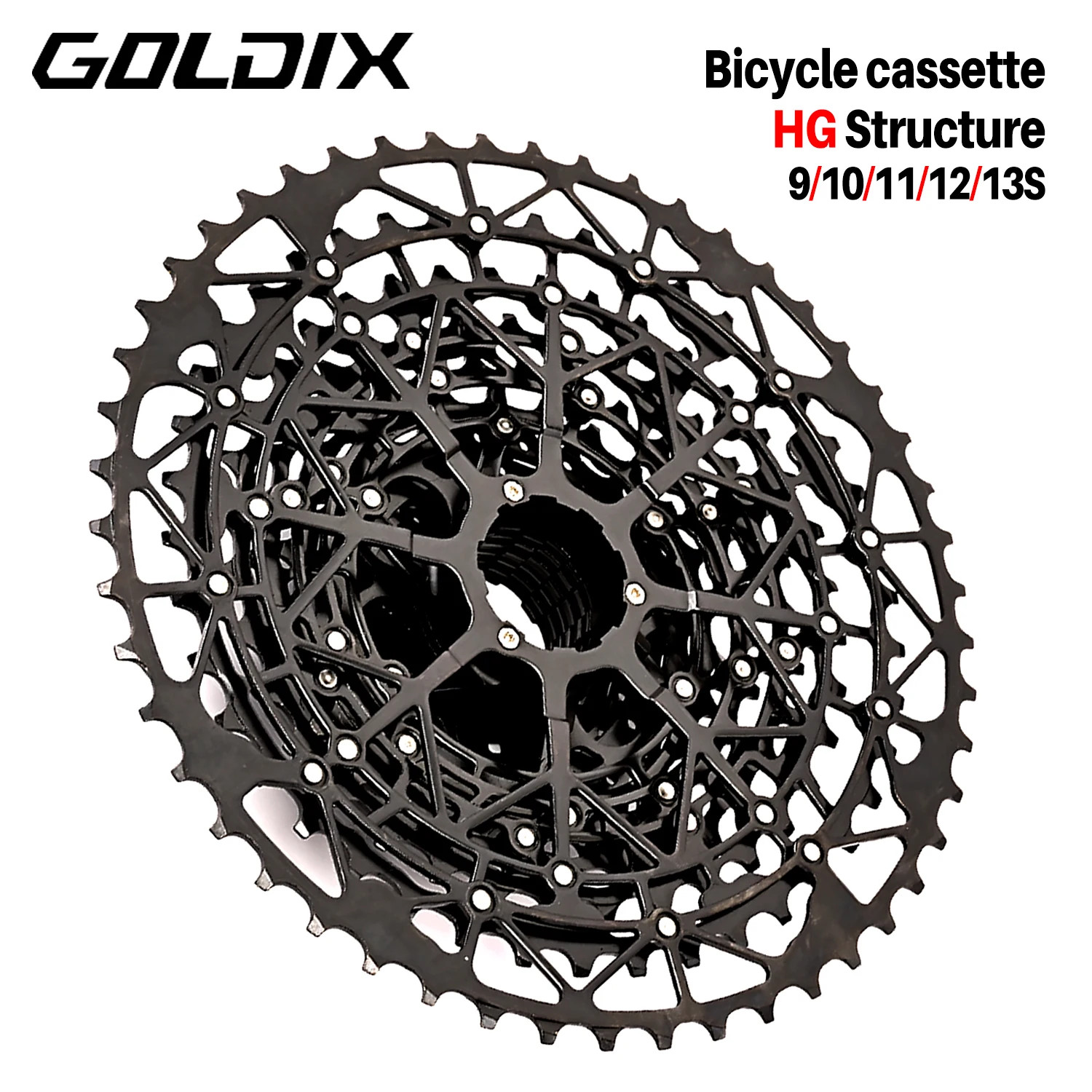 Ultralight Bicycle Cassette Freewheel Carbon Steel Material 9/10/11/12/13 Speed