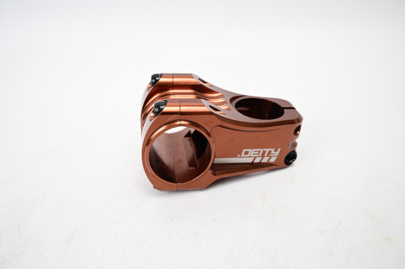 Deity Copperhead 35 Bike Stem, Bronze, 35mm Clamp x 50mm Length MTB 1 1/8″
