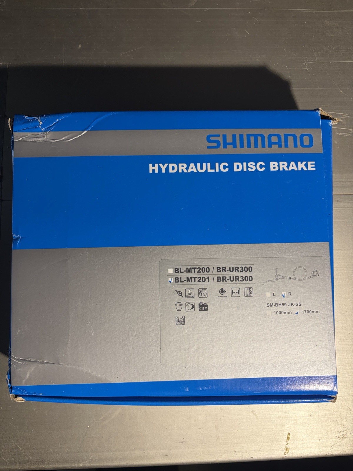 Shimano BL – MT201 right 1700 MM hydraulic brake