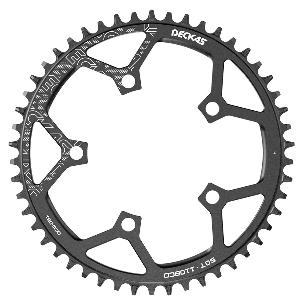 DECKAS 110BCD Chainring Narrow Wide Round Chain Ring 38 40 42 46 48 50 52 54 58T