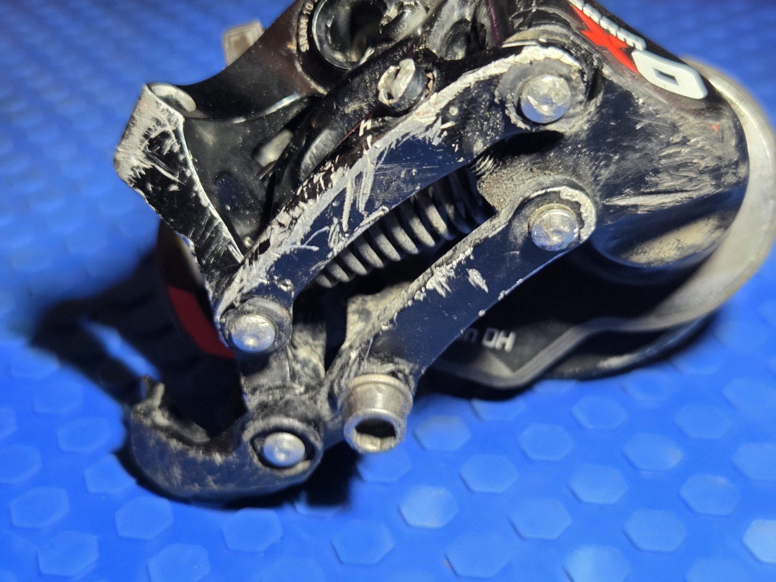 Sram X0 10 Speed Shifter And Carbon Short Cage Derailleur