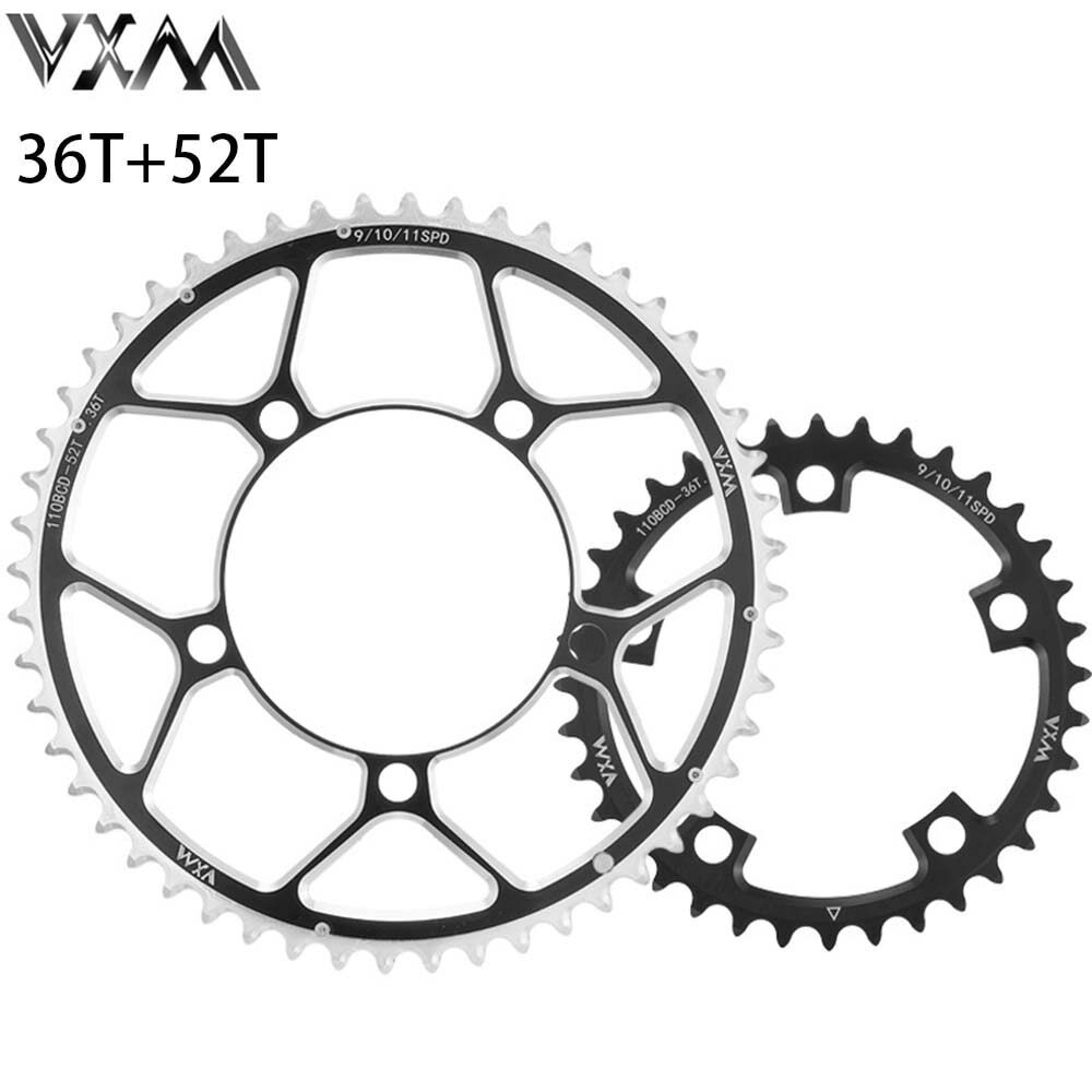VXM Bicycle Chainwheel Chainring 110BCD 50-34T 52-36T 53-39T Folding bike parts