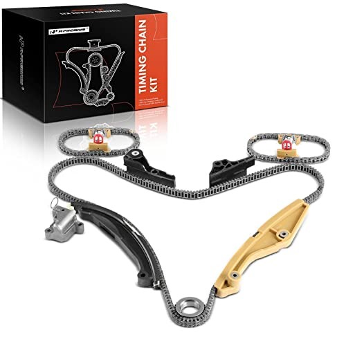 Engine Timing Chain Kit W/Tensioner & Guide—Fits DOHC, V6 3.5L 3.7L