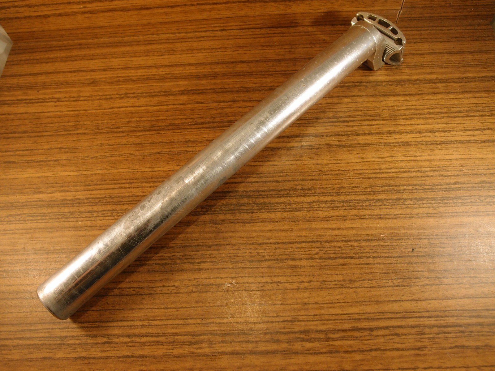 1997 MTB silver plain seatpost JD components 30.2 mm