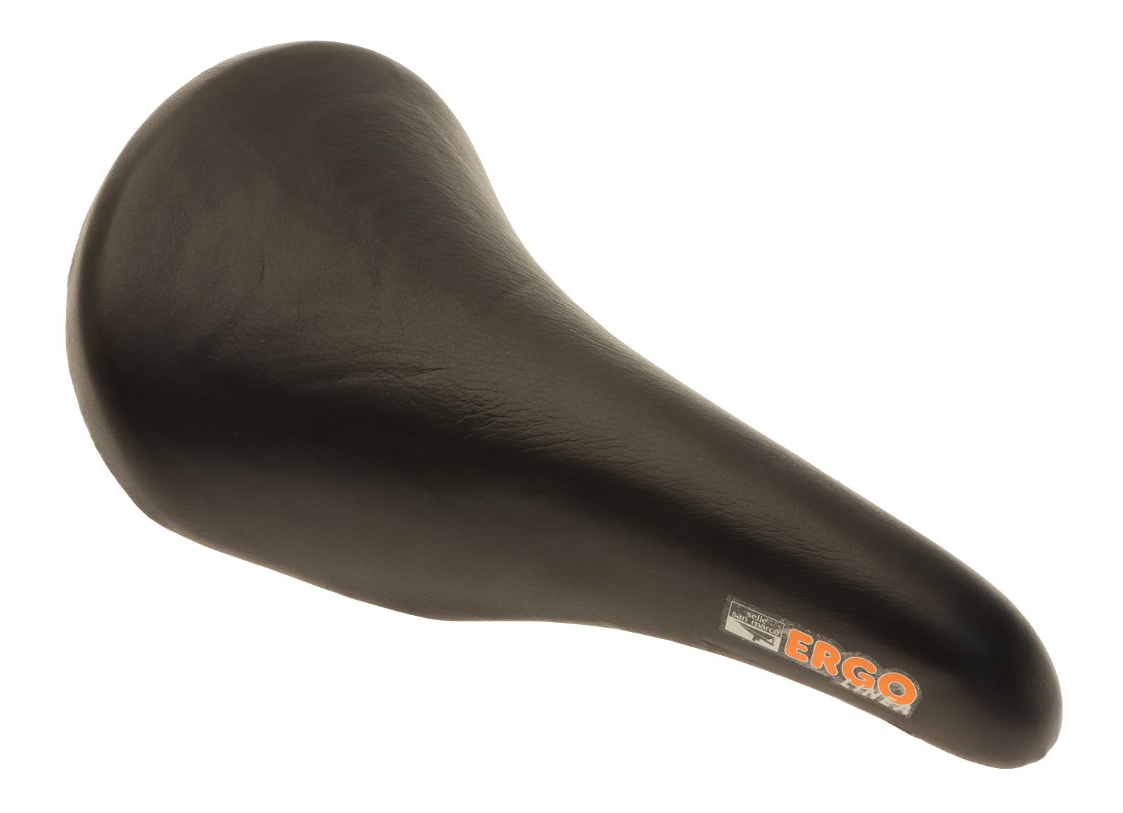 Selle San Marco Ergo Linea Saddle Steel Black Smooth Leather 80s NOS NEW