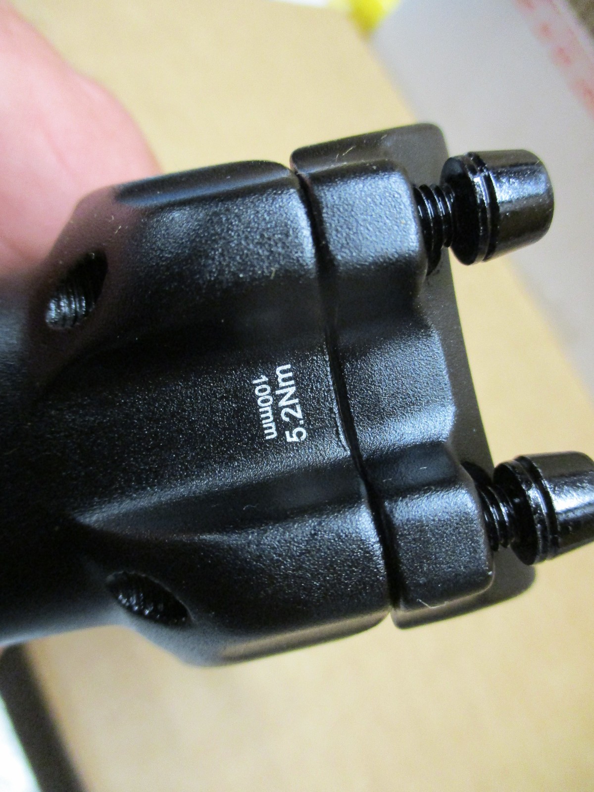 MSW Stem Length 100mm / Clamp 31.8mm / 17 Degree / Steerer 1 1/8 in Black MTB