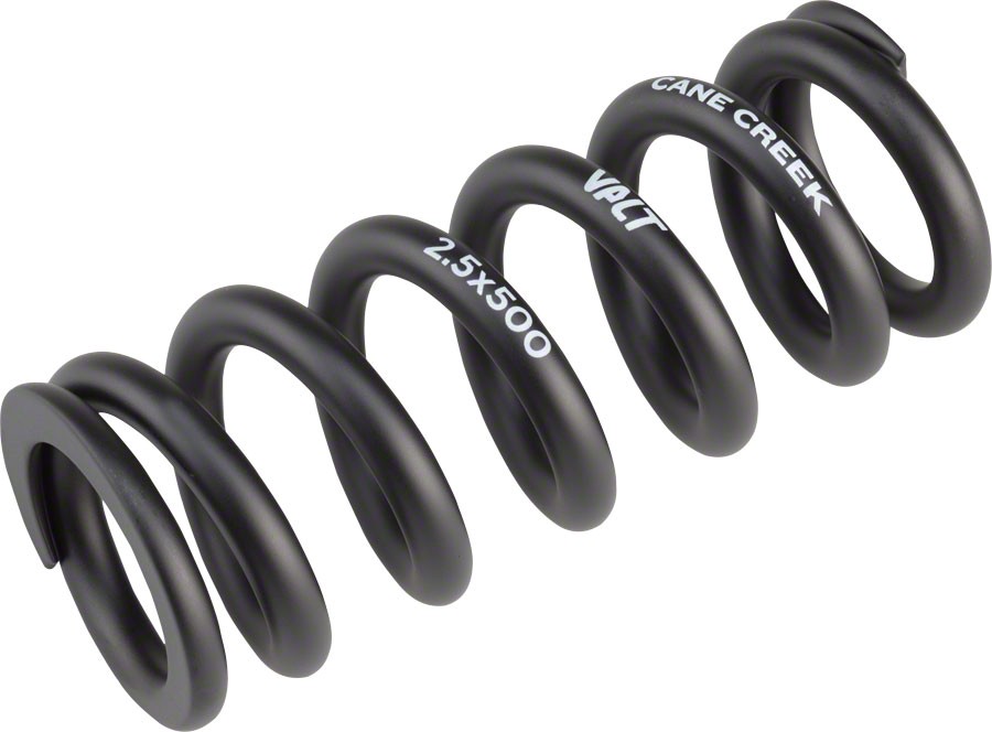 Cane Creek VALT Lightweight Steel Spring for Coil Shock, 2.50″/63mm x 500lbs, Bl