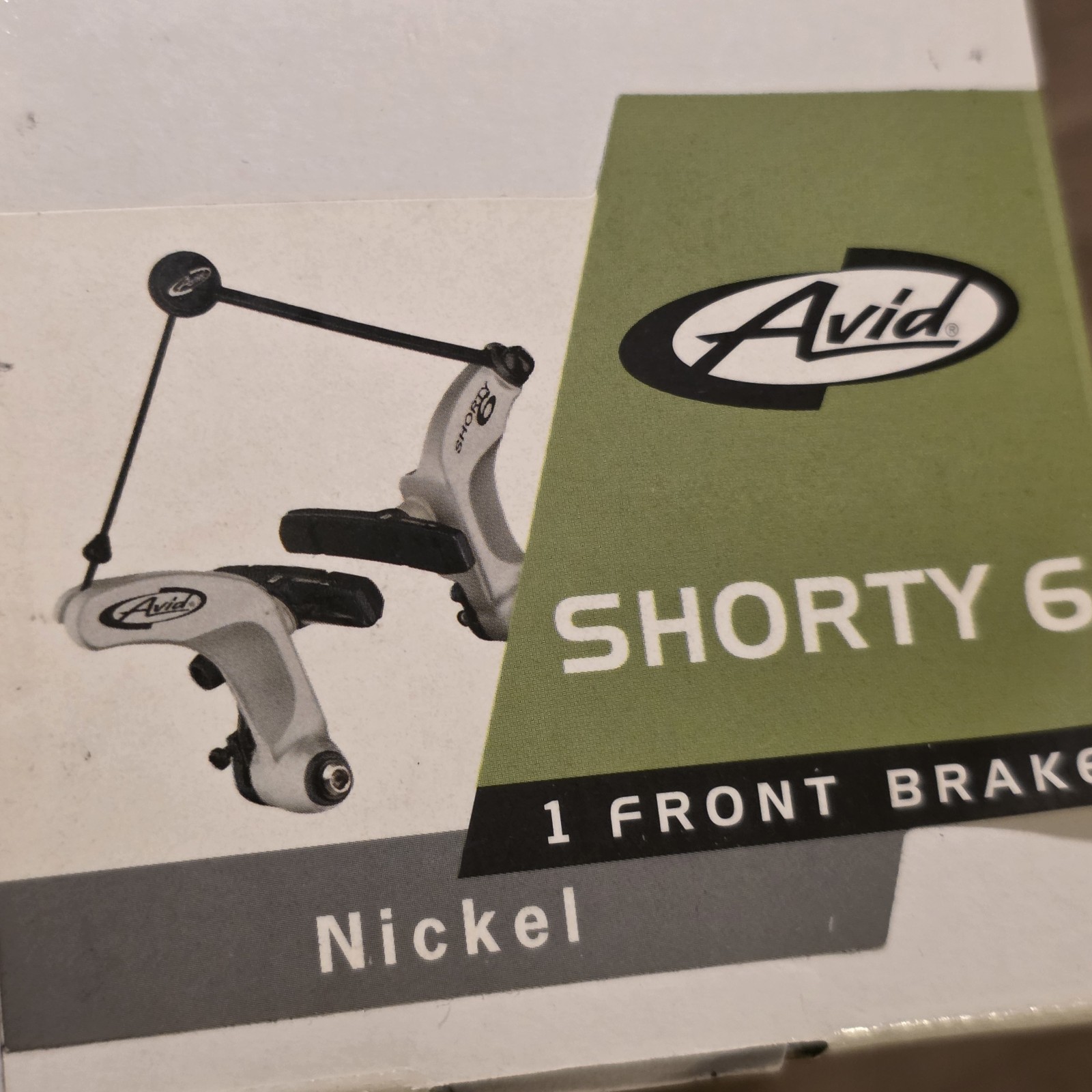 NIB Avid Shorty 6 Front V-Brake Nickel old stock