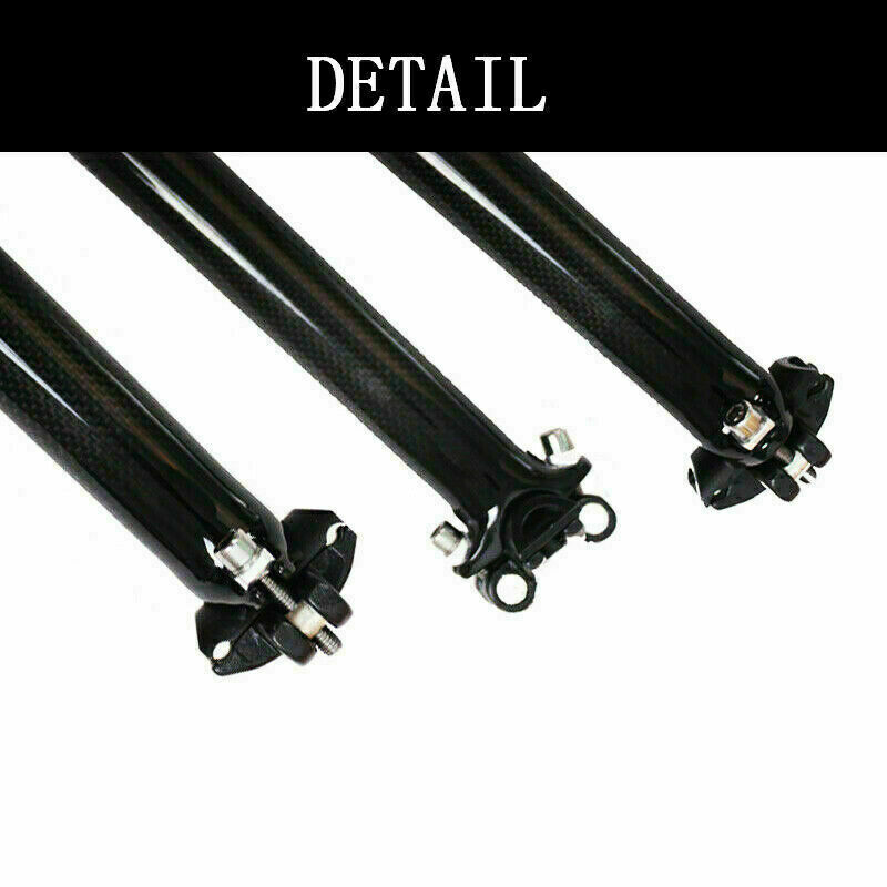 TOSEEK MTB Bike Seatpost Carbon Fiber 27.2/30.8/31.6mm Mountain Road Seat Tube
