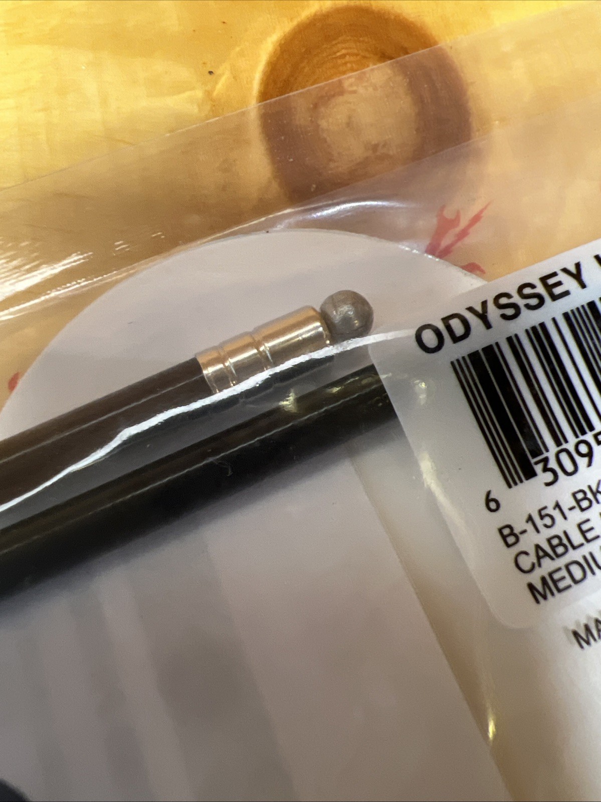 ODYSSEY BMX Bike GYRO-G3 Upper Brake Cable Universal Medium (B-151-BK) 425mm NOS