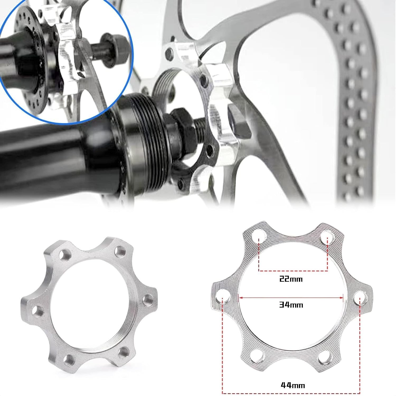 Bike Disc Brake Kit – 2PCS 160mm Stainless Steel Rotors & Calipers for MTB/Road