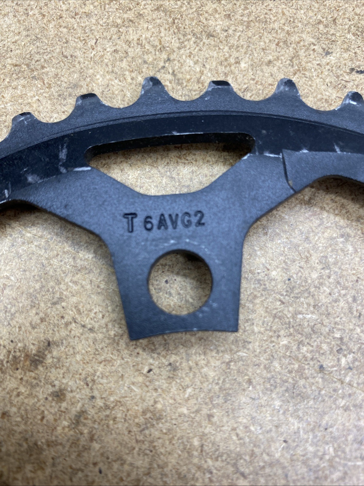 Used FSA Chainring Set 110bcd 46t/36t 10 Or 11 Speed Black Double Chainwheel