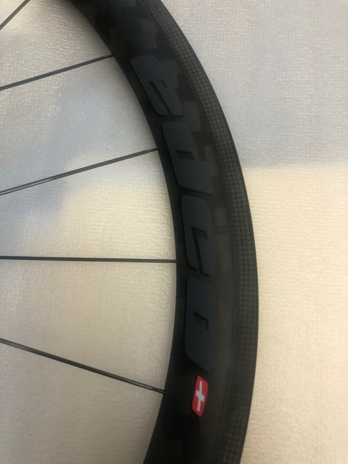 BRAND NEW Edco Carbon Fiber 45mm Tubular Umbrial REAR Wheel ONLY in Black!