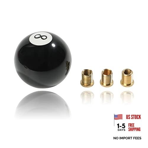 Shift Knob Manual Gear,Round Shift Knob Acrylic Gear,4 5 6 Speed Black8