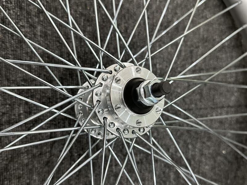 26*3.5″ Spoke Wheelset, Double Layer Alum Rim, 26″ Fat Tire Fork & Headset