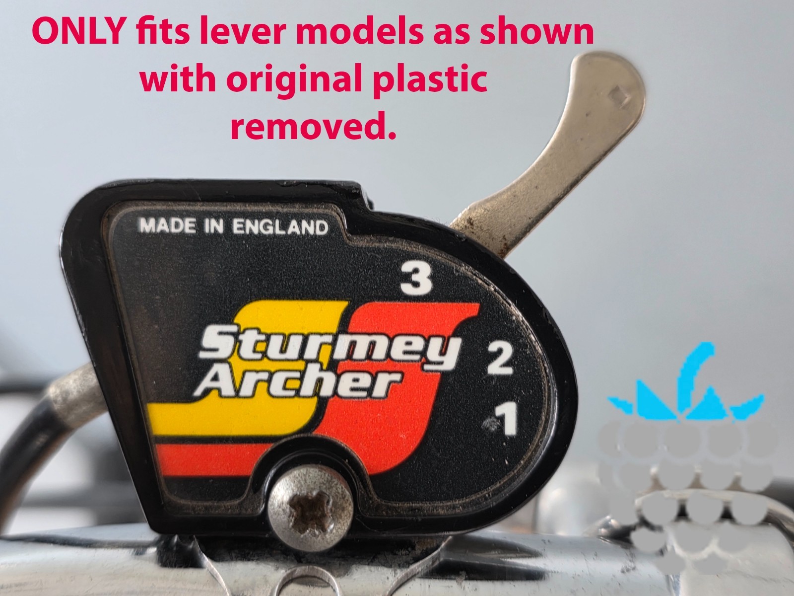 3D Printed UPGRADE Lever Ring for Sturmey Archer Shifter-Only for model as shown