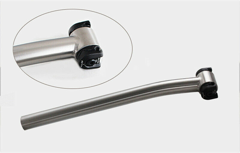 27.2 30.9 31.6 Titanium Bicycle Seatpost MTB Bike Ti Setback Seatpost 350/400mm