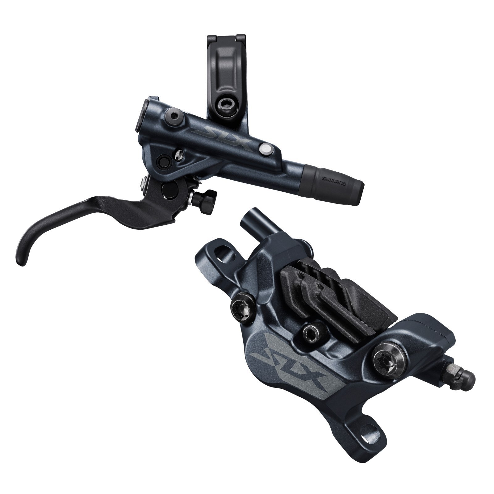 Shimano SLX M7120 Brakes : Rear – Right Hand Lever – 1700mm Hose (no rotor inclu