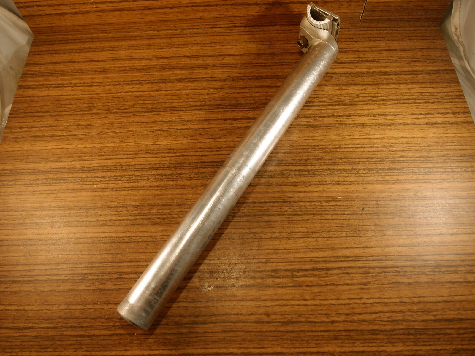1997 MTB silver plain seatpost JD components 30.2 mm
